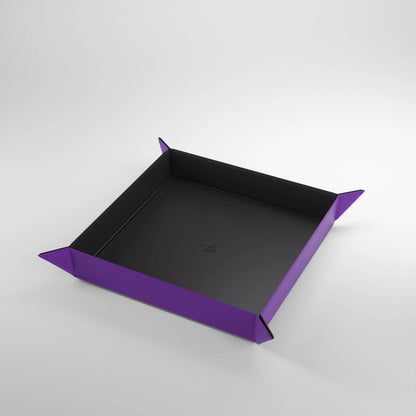 Gamegenic - Magnetic Dice Tray Square Black/Purple