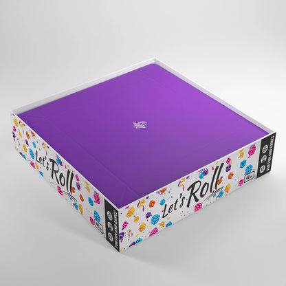 Gamegenic - Magnetic Dice Tray Square Black/Purple