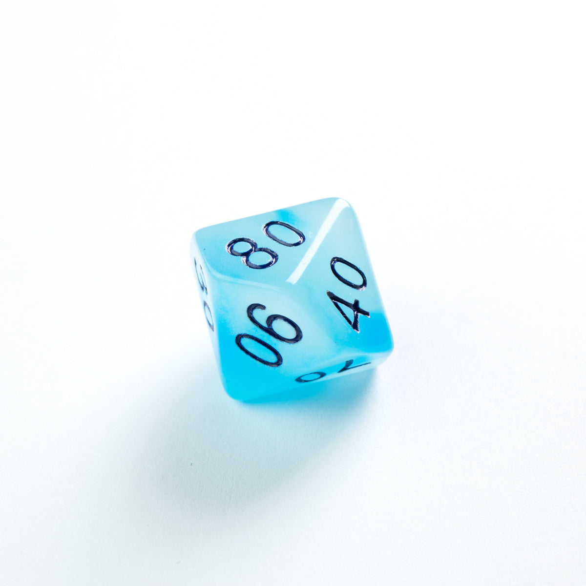 Glow Series - Icy Crumbs - RPG Dice Set (7 pcs)