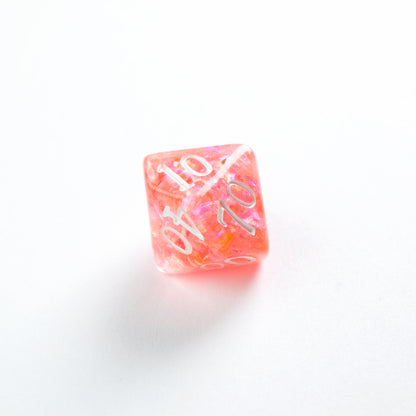 Candy-like Series - Peach - RPG Dice Set (7pcs)