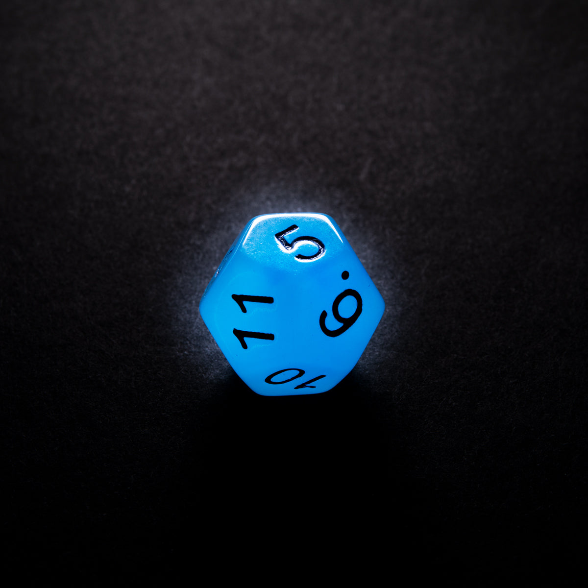 Glow Series - Icy Crumbs - RPG Dice Set (7 pcs)