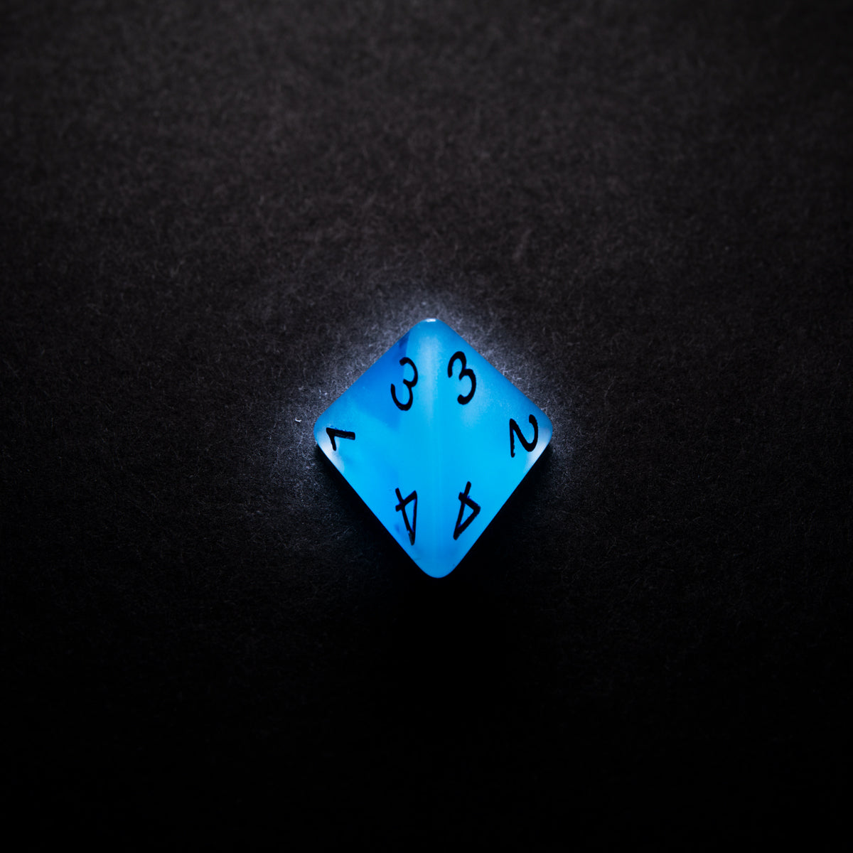 Glow Series - Icy Crumbs - RPG Dice Set (7 pcs)