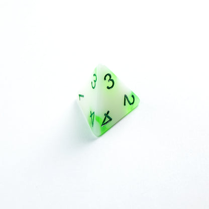 Glow Series - Toxic Stones - RPG Dice Set (7 pcs)