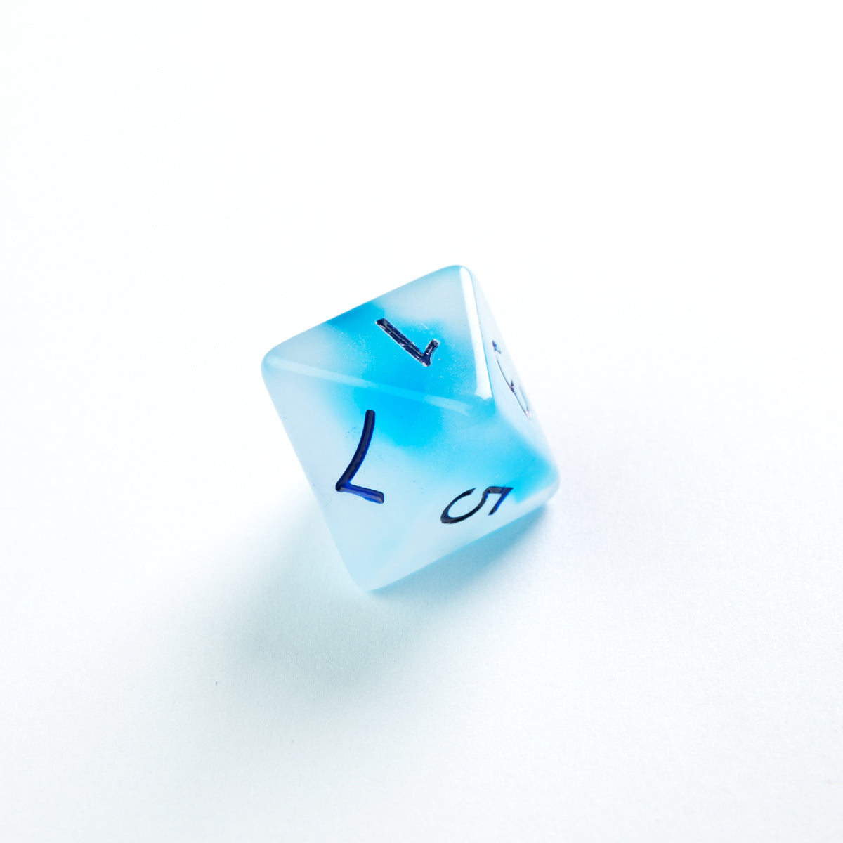 Glow Series - Icy Crumbs - RPG Dice Set (7 pcs)