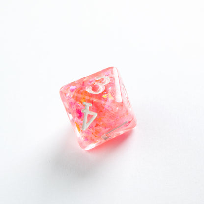 Candy-like Series - Peach - RPG Dice Set (7pcs)