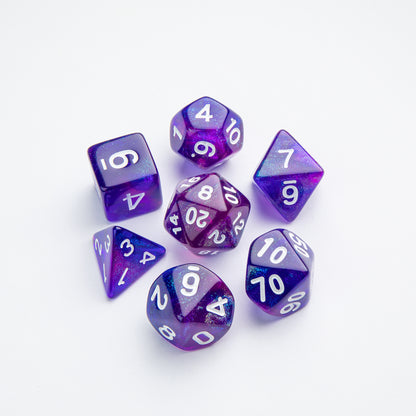 Galaxy Series - Nebula - RPG Dice Set (7pcs)