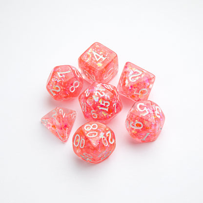 Candy-like Series - Peach - RPG Dice Set (7pcs)