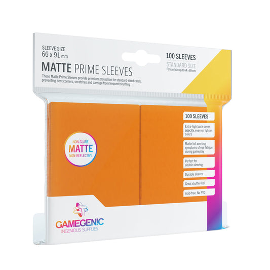 Prime Sleeves Orange (100 Sleeves)
