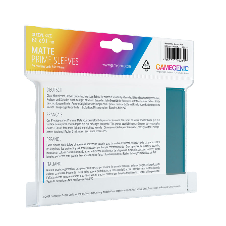 Prime Sleeves Blue (100 Sleeves)
