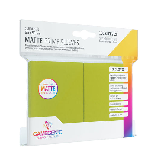 Prime Sleeves Lime (100 Sleeves)