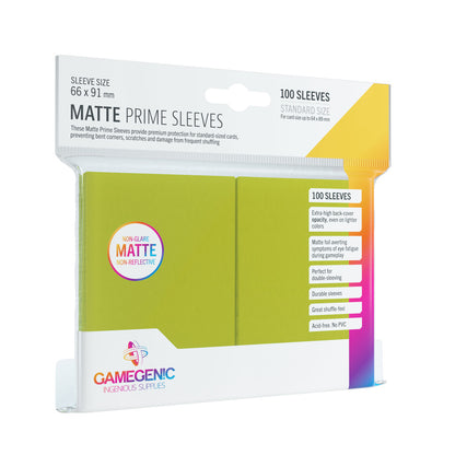Prime Sleeves Lime (100 Sleeves)
