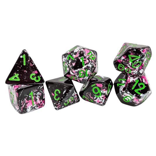Brush Polyhedral Paintball/green 7-Die Set