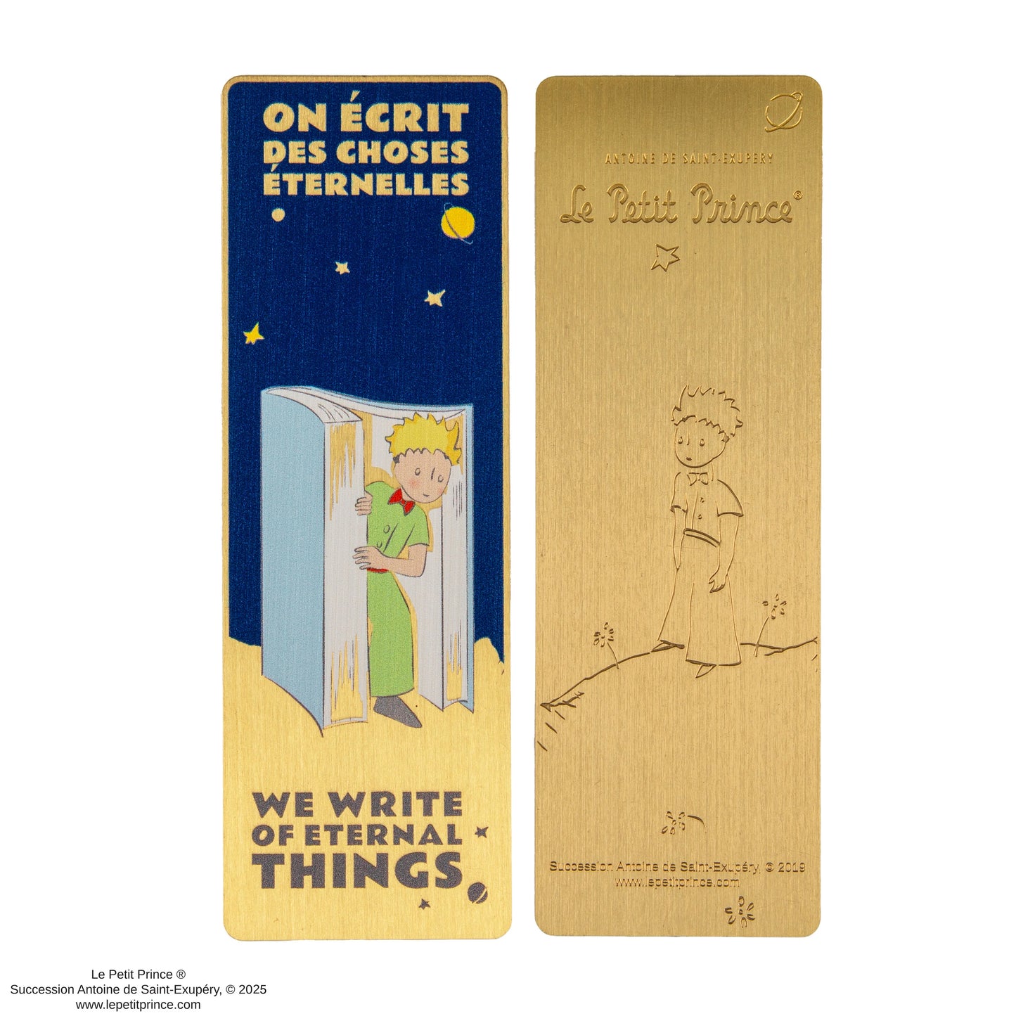 Silhouettes metal bookmark - The Little Prince