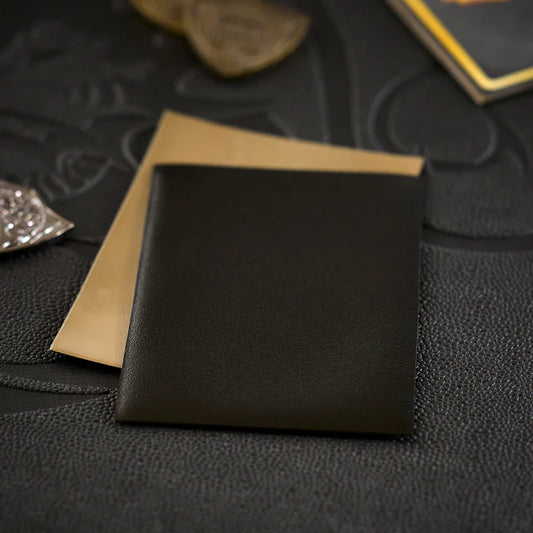 Dragon Shield Sleeves - Standard size - Matte Dual - Black & Gold (100 Sleeves)