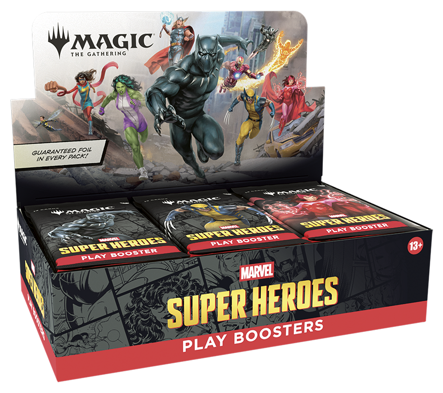 MTG - Marvel Super Heroes - Play Booster Display
