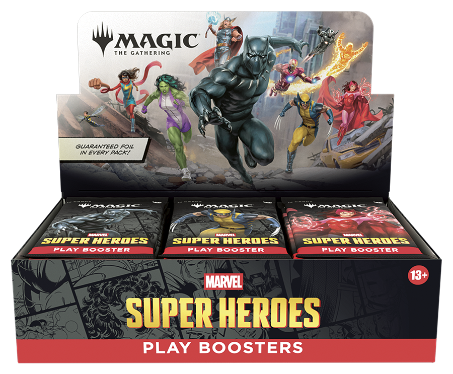 MTG - Marvel Super Heroes - Play Booster Display