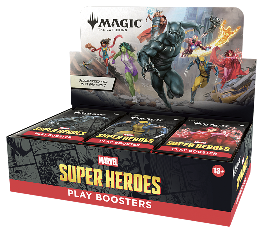 MTG - Marvel Super Heroes - Play Booster Display