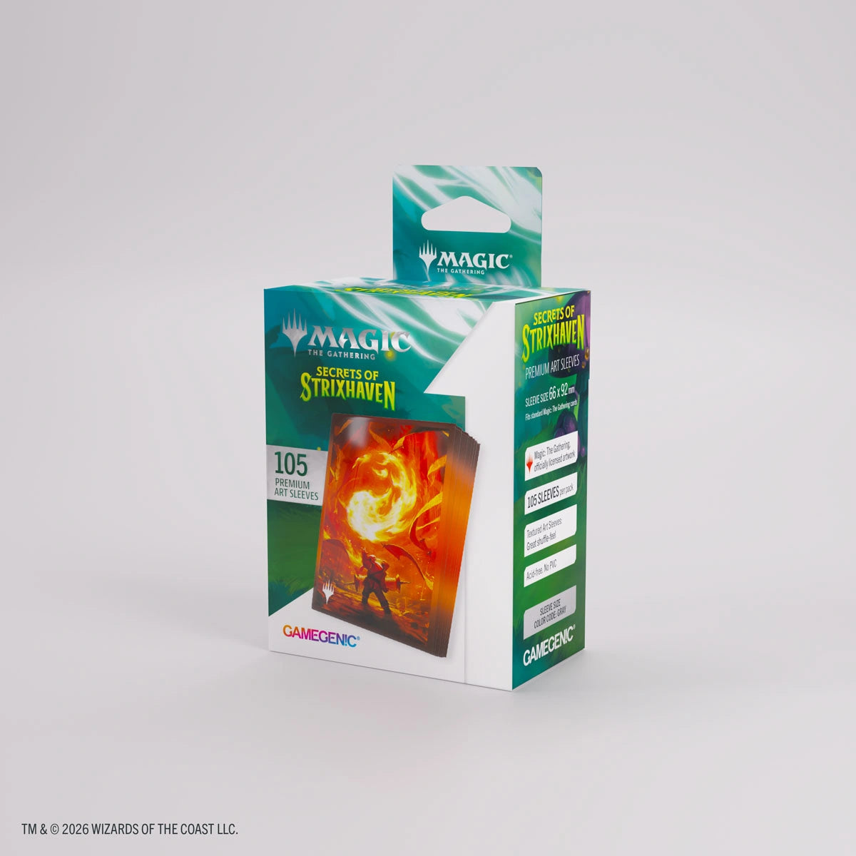 Gamegenic - MTG Secrets of Strixhaven Premium Art Sleeves - Mountain