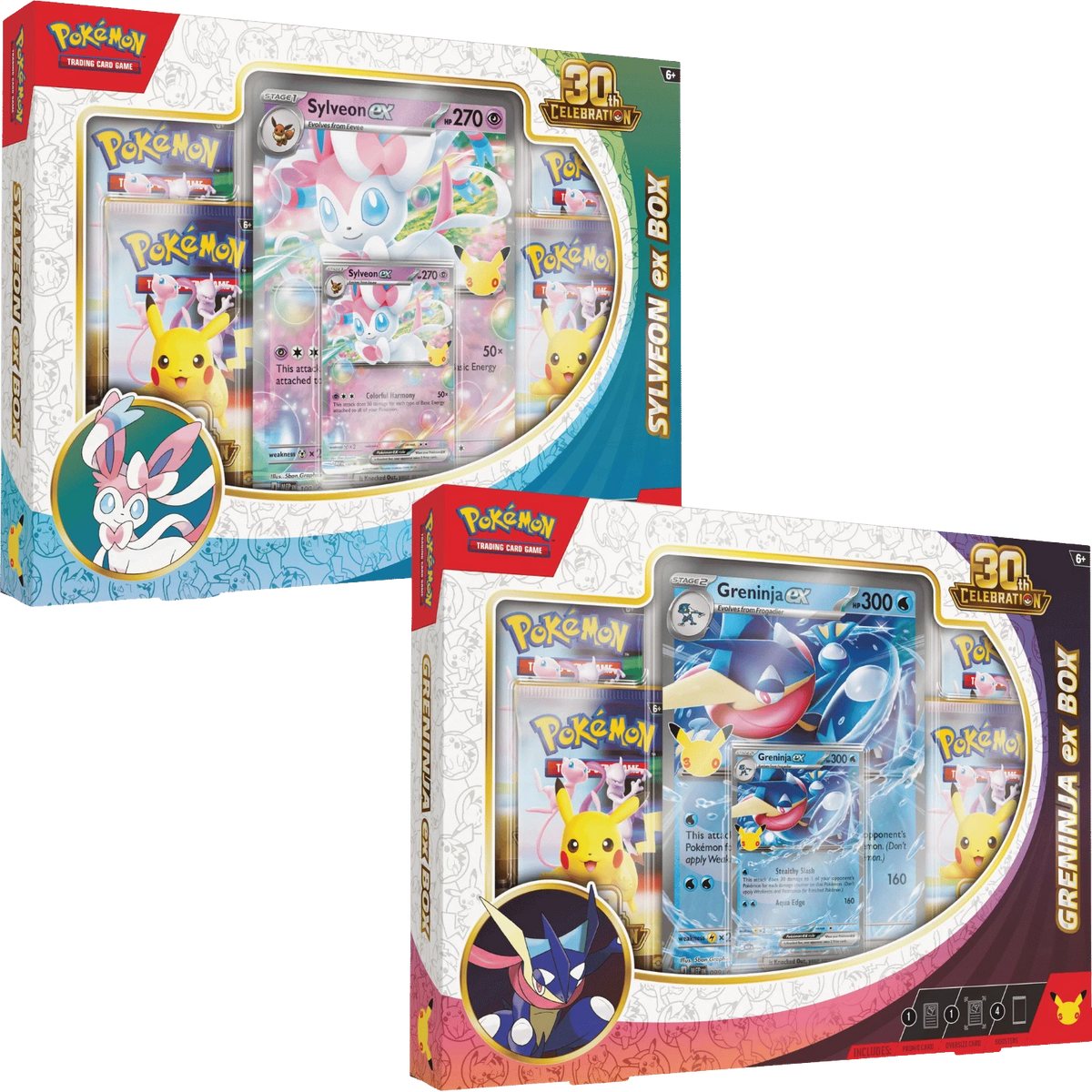 PKM - 30th Celebration - EX BOX Sylveon/Greninja