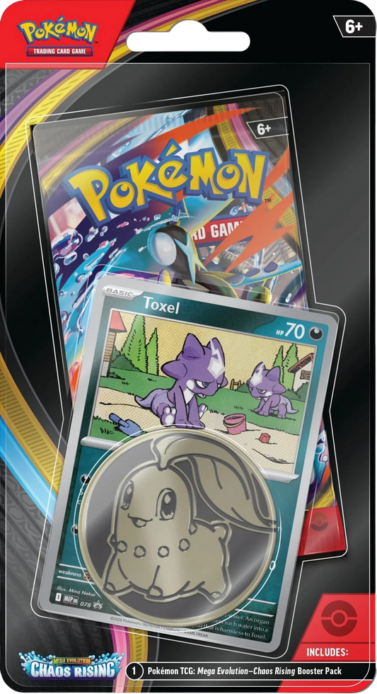 PKM - Mega Evolution 4 - Chaos Rising Checklane Blister - Toxel