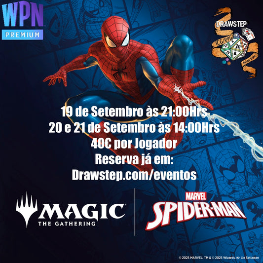 Inscrição Pre Release MTG Spider Man
