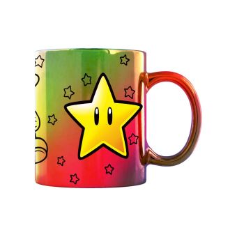 Dele - Super Mario (Star Power) Iridescent 11Oz Mug