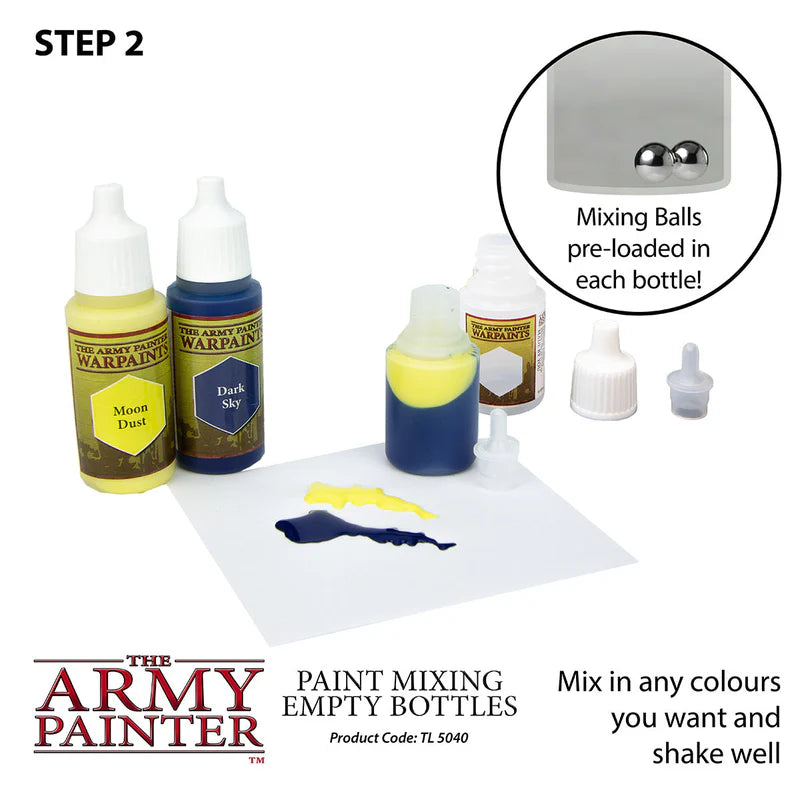 The Army Painter - Paint Mixing Empty Bottles