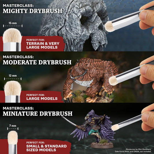 The Army Painter Masterclass Drybrush Set