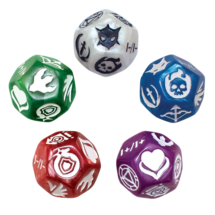UP - 12 Sided Keyword Counters for Magic: The Gathering