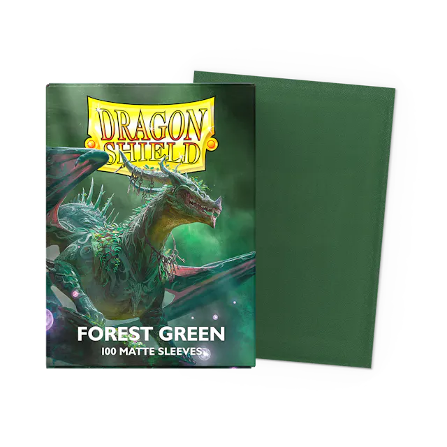 Forest Green - Matte Sleeves - Standard Size