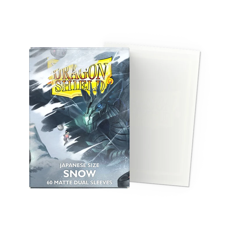 Dragon Shield - Japanese size Dual Matte Sleeves - Snow 'Nirin' (60 Sleeves)