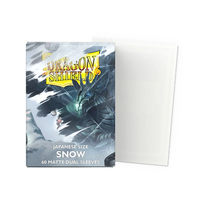 Dragon Shield - Japanese size Dual Matte Sleeves - Snow 'Nirin' (60 Sleeves)