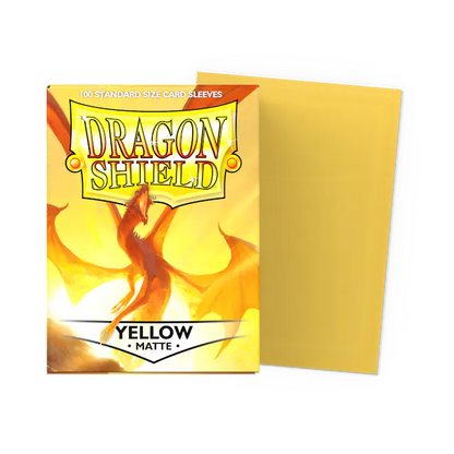 Yellow - Matte Sleeves - Standard Size