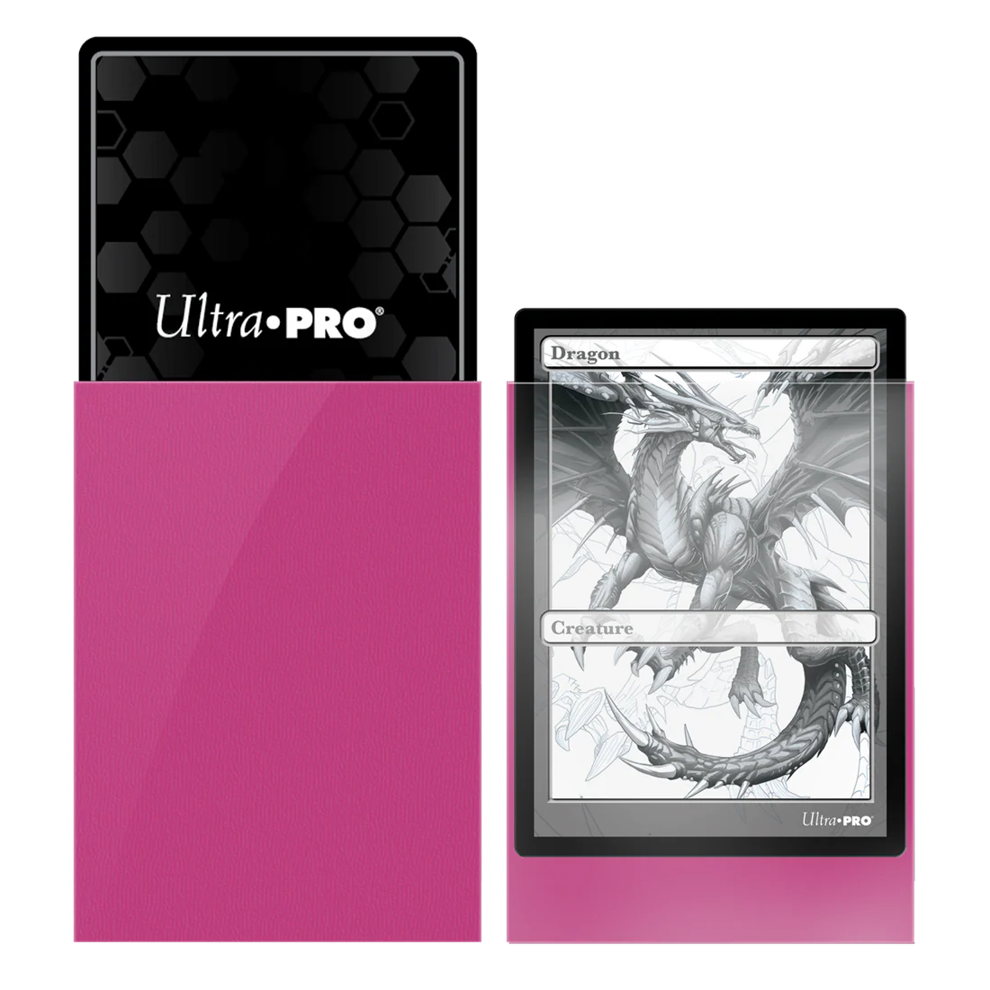 UP - Standard Sleeves - Pro-Matte - Bright Pink (50 Sleeves)