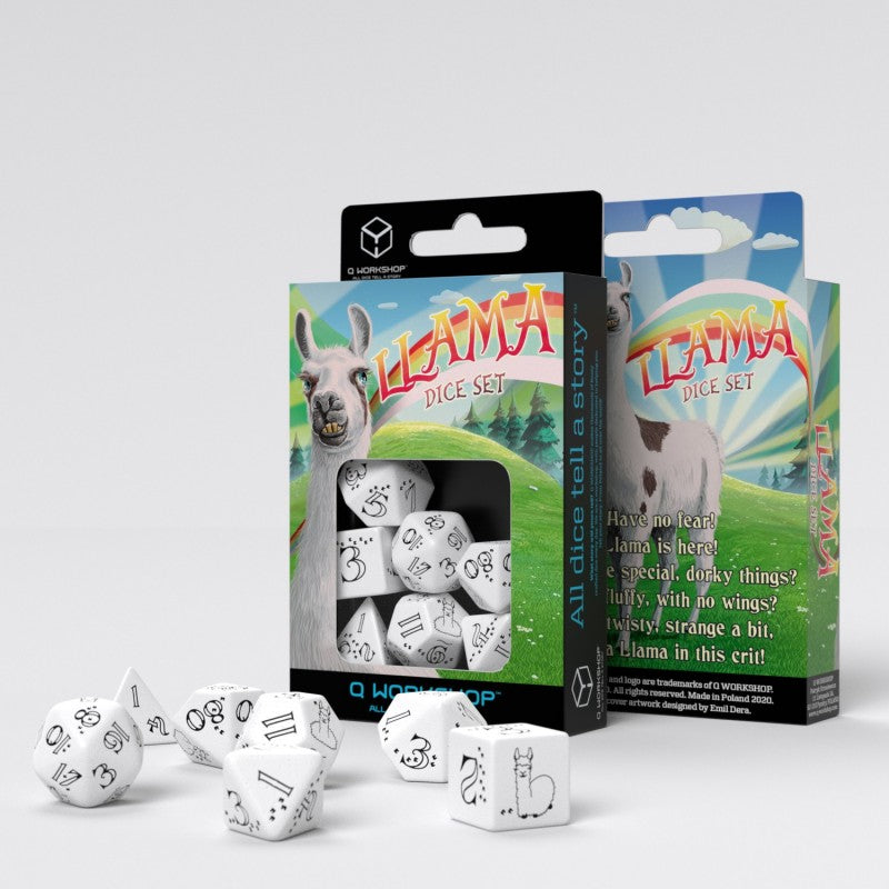 D&D - Bright Llama Dice Set