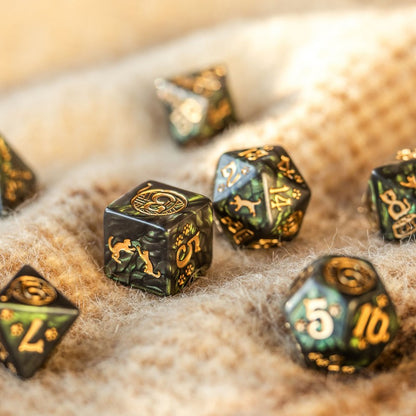 D&D - Cats Dice Set: Pixel
