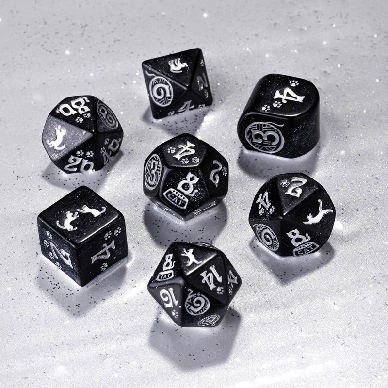 D&D - Cats Modern Dice Set: Waffle
