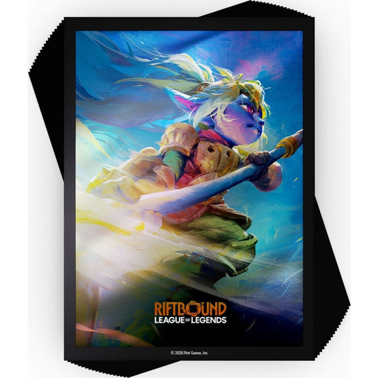 Riftbound: League of Legends TCG - Unleashed Art Sleeves: Poppy, Keeper of the Hammer