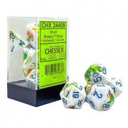 Brush Polyhedral Breezy/blue 7-Die Set