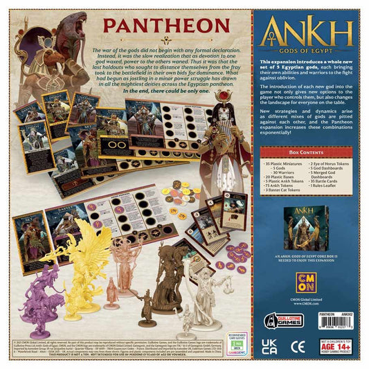 Board Game - Ankh Gods of Egypt: Pantheon Expansion - EN