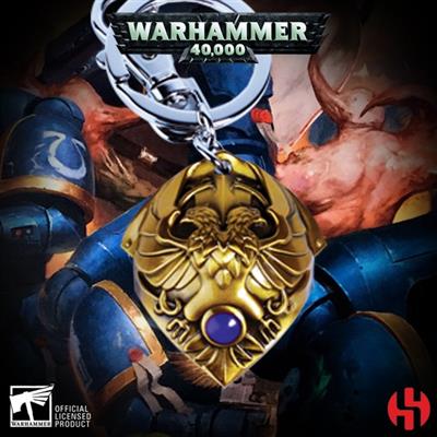 Custodian Shoulder Plate Keychain - Warhammer 40K