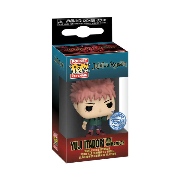 Funko POP! Keychain Animation Jujutsu Kaisen Yuji Itadori With Sukuna Mouth