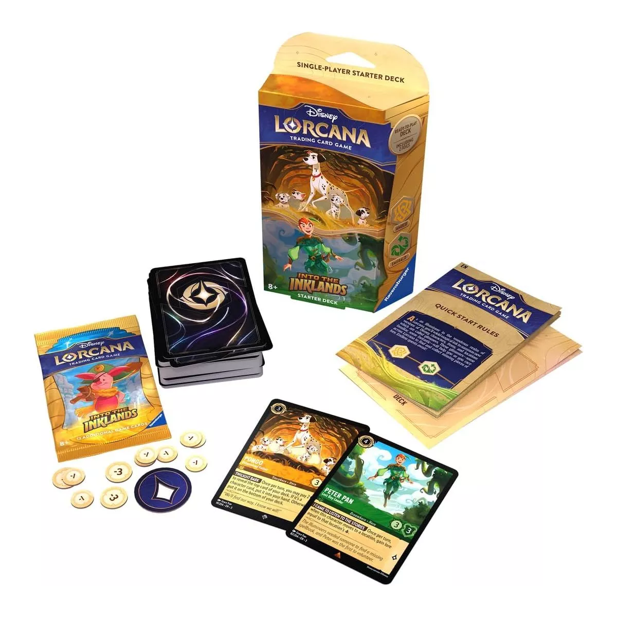 Lorcana - Into the Inklands Starter Deck Amber/Emerald