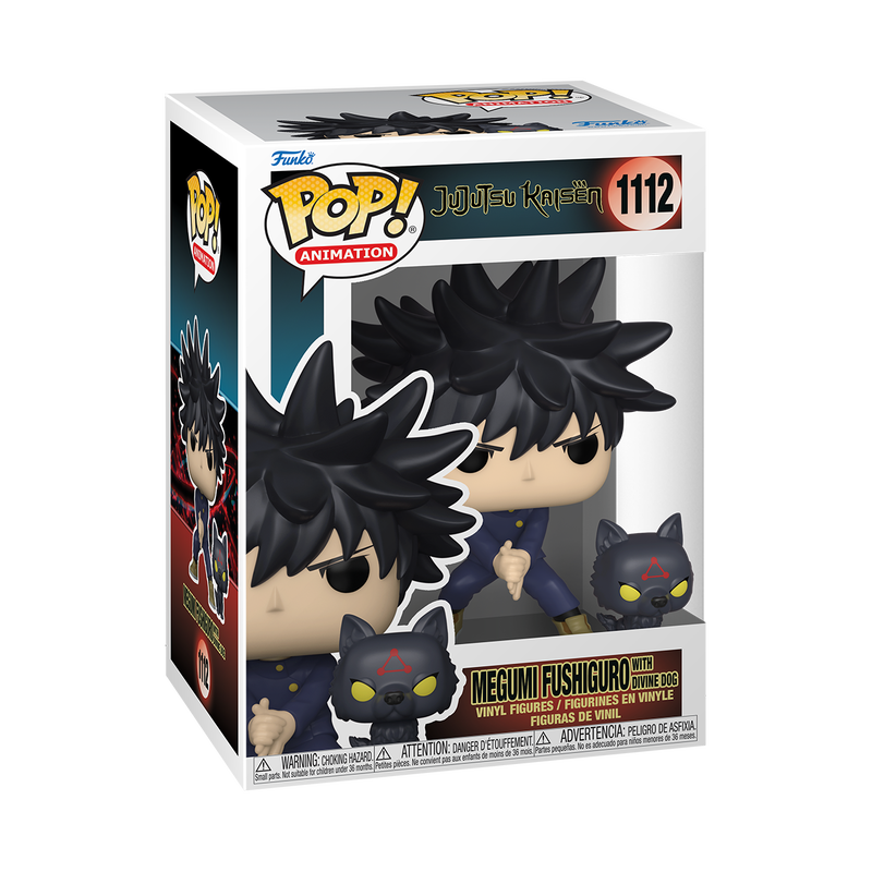 Funko POP! Animation Jujutsu Kaisen Megumi Fushiguro With Divine Dog #1112