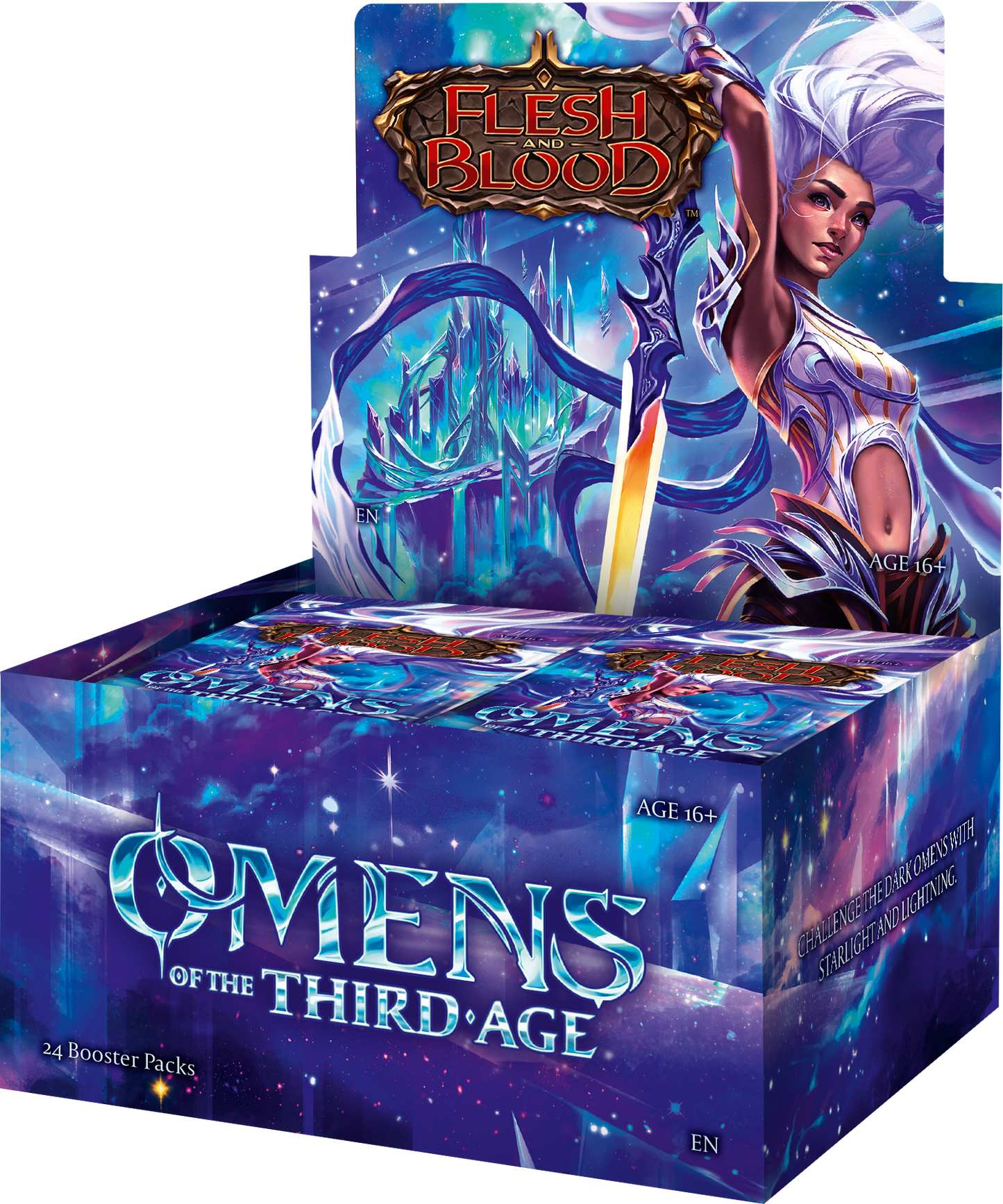 Flesh & Blood TCG - Omens of the Third Age Booster Display (24 Packs) - EN