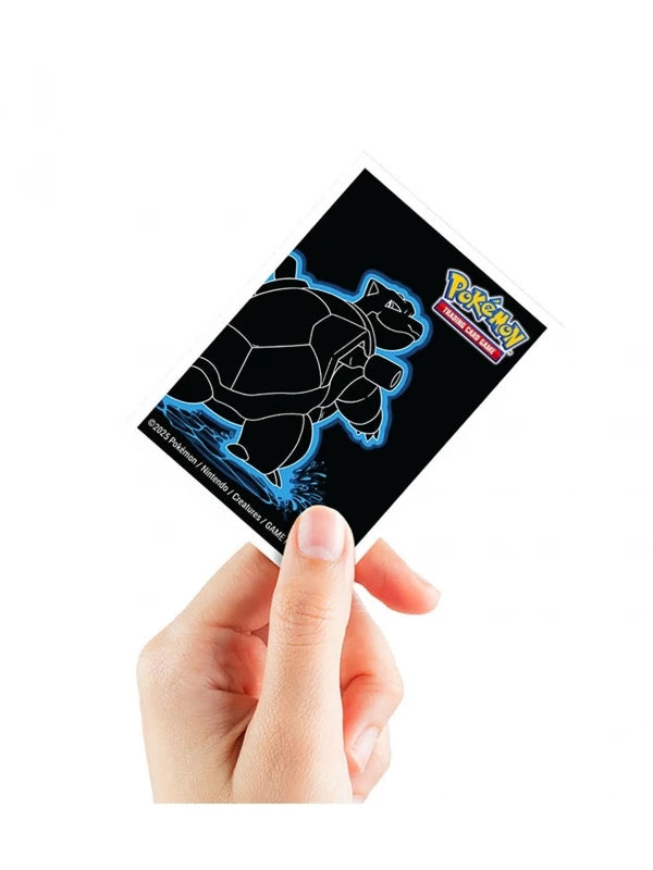 UP - Neon Kanto 105ct APEX Deck Protector Sleeves Blastoise for Pokémon