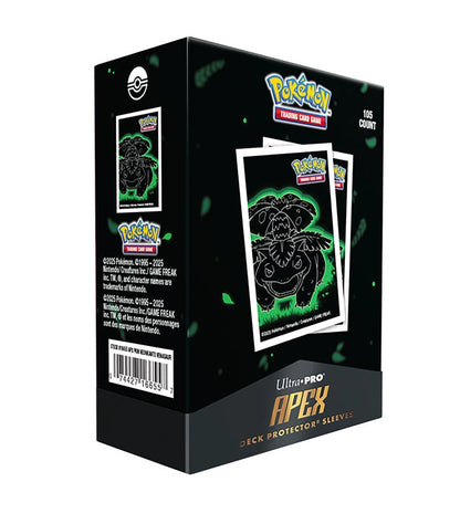 UP - Neon Kanto 105ct APEX Deck Protector Sleeves Venusaur for Pokémon