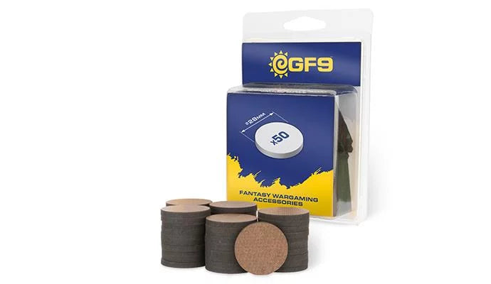 Round MDF Bases 28mm (50) - EN