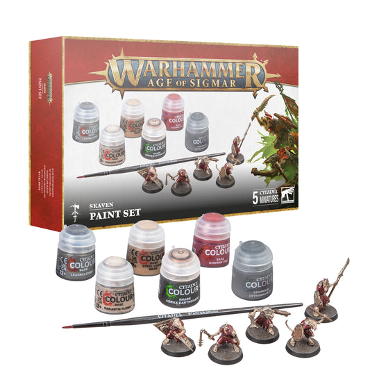 AOS SKAVEN + PAINT SET (CAN/POL/SCANDA)