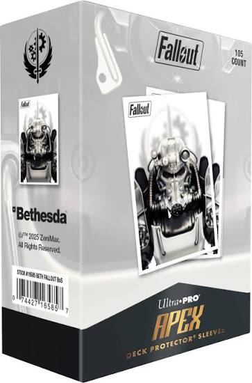UP - Brotherhood of Steel 105ct Apex Deck Protector Sleeves for Bethesda - Fallout